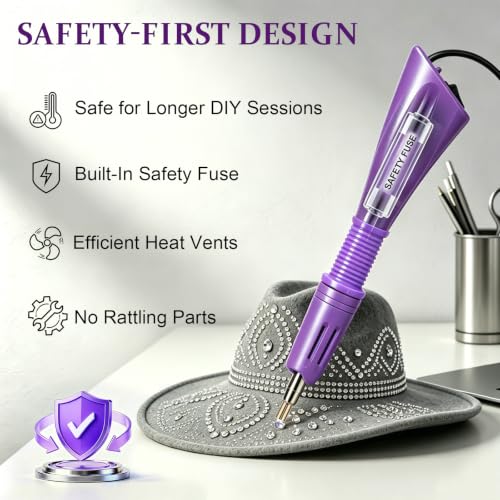 GGLTECK Hotfix Applicator Kit with 5784 Rhinestones & Accessories