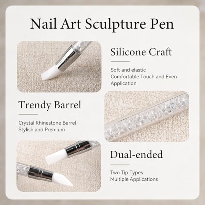 Nail Foil Transfer Kit with 16.5ml Glue & 20 Foil Rolls