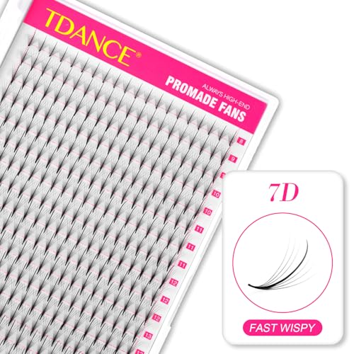 TDANCE 320 Premade Lash Fans 7D Wispy Volume Extensions 8-15mm