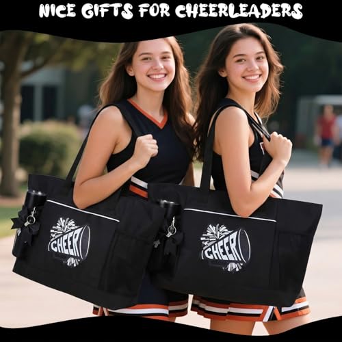 Patelai Cheerleader Gift Set – Tote Bag, Tumbler, Makeup Bag & Keychain