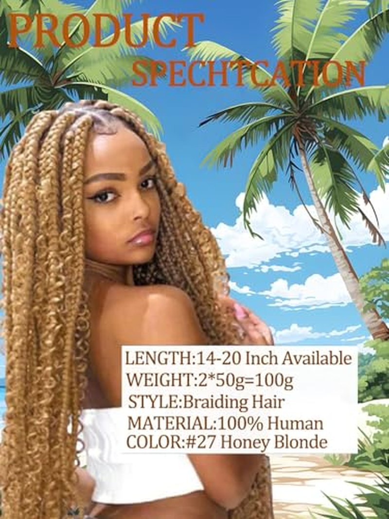 100% Unprocessed Brazilian Virgin Human Braiding Hair - 12A Deep Water Wave, 18 Inch