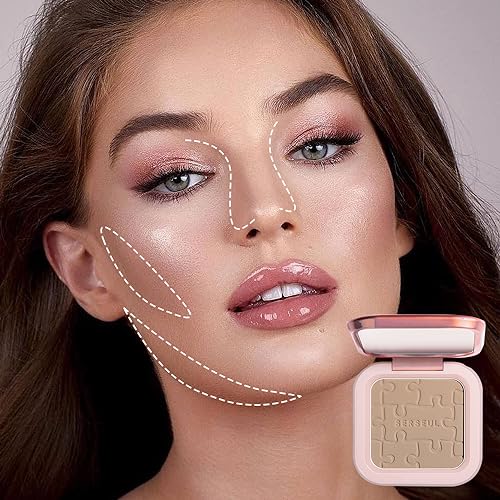 Matte Contour Powder Palette - Grey Brown for Light Skin