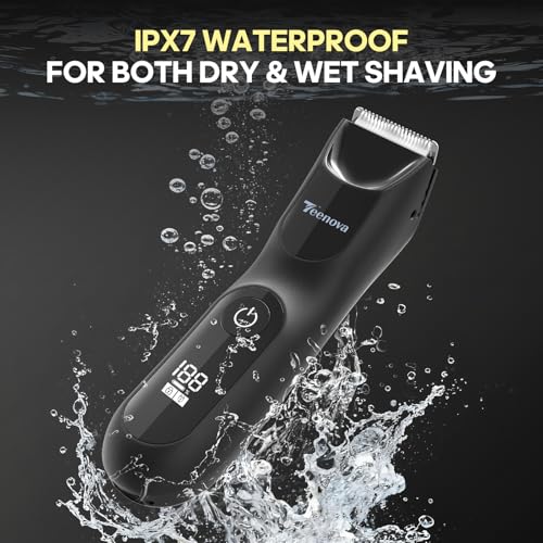 TEENOVA 3-in-1 Body Hair Trimmer for Men & Women - Waterproof, Cordless