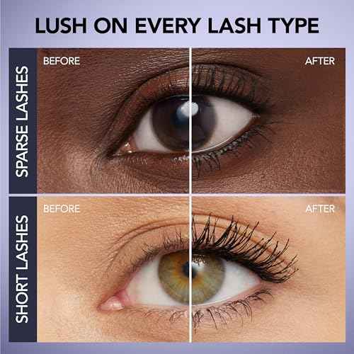 BUXOM Lash Volumizing Mascara, Up to 3X More Volume, Voluminous & Lengthening Mascara for Lash Lift, Cruelty-Free, Black