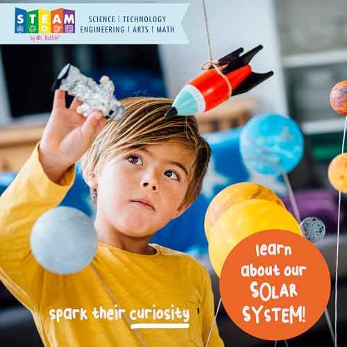 Mr. Bubble Galaxy Bath Bombs, Signature Bubble Gum Scent, Set of 8 Different Bath Bomb Planets