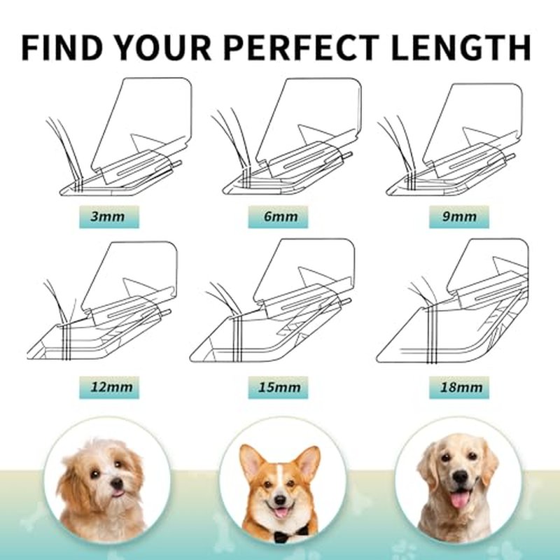 6-Piece Pet Grooming Guide Comb Set for Oneisall Clippers