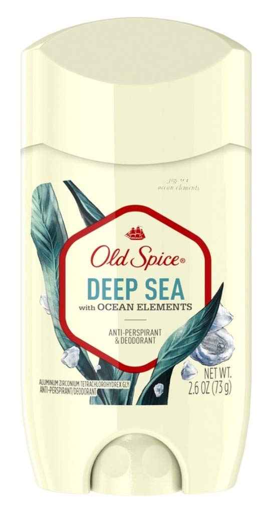 Old Spice Anti-Perspirant 2.6 Ounce Deep Sea Solid (Pack of 3)