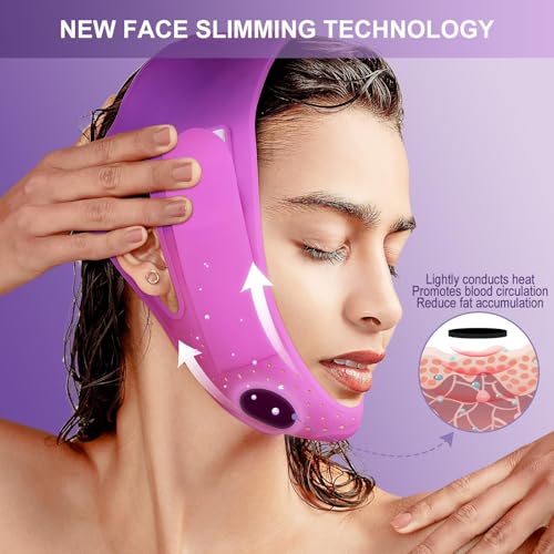 V-Line Jaw Exerciser Mask - Double Chin Tightener Strap