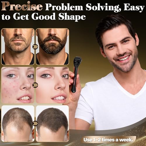 TUMAKOU Derma Roller 0.25mm Microneedling for Face & Hair