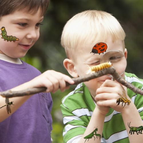 148 Bug Temporary Tattoos for Kids - Individually Wrapped
