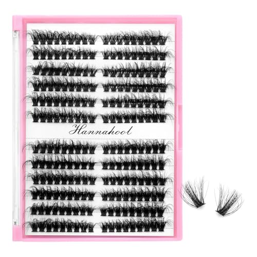 80D Cluster Lashes Mixed 8-16mm - 216Pcs DIY Eyelash Extensions