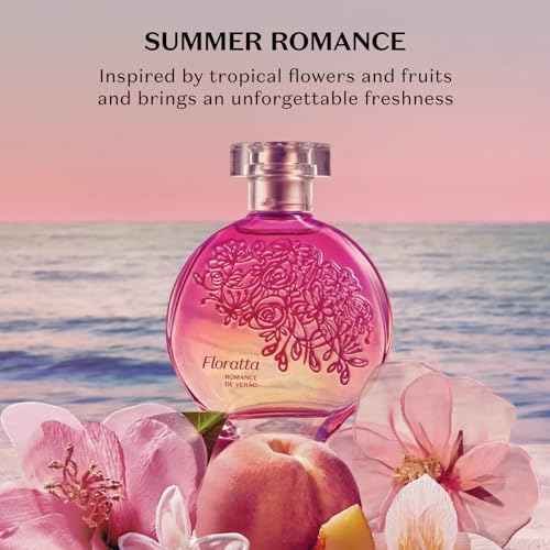 Floratta Summer Love Eau de Toilette for Women, Captivating Scent of Summer Romance, 3.4 Ounce