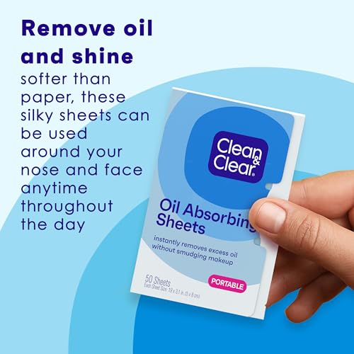 Clean & Clear Oil Absorbing Blotting Sheets, 150 Count