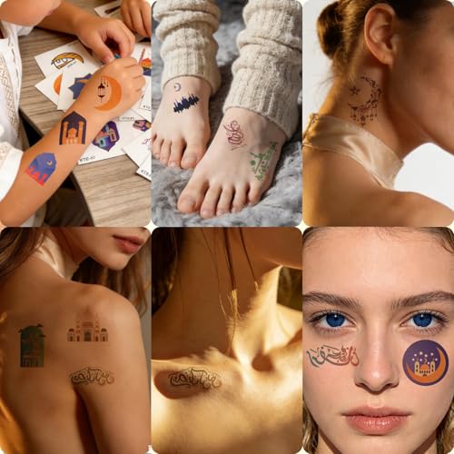 70pcs Waterproof Temporary Tattoos for Kids - 3-5 Days