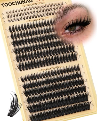 Spiky Manga Lash Clusters 12-20mm 300pcs DIY Eyelash Extensions