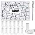 100 Mini Sanding Bands 180 Grit Nail Drill Bits for Nail Care