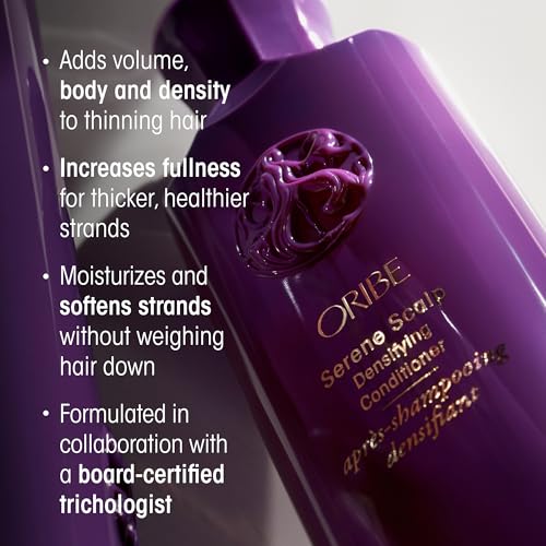 Oribe Serene Scalp Densifying Conditioner for Thinning Hair with Capixyl¢â - Adds Volume, Body & Fullness for Thicker, Healthier Hair - Reduces Shedding, Moisturizes, & Detangles - 5.9 oz