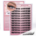 Cat Eye Eyelash Clusters Volume Spiky Manga Wispy Cluster Eyelash Extensions Fairy Lash Clusters 10-18mm DIY Individual Lash Extension Lightweight Lashes Clusters