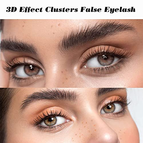 280 Pcs 9-16MM Cluster Lash Extensions Kit | 3D Wispy Fluffy