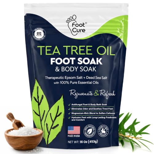 Tea Tree Oil Foot Soak with Epsom Salt - 16 oz