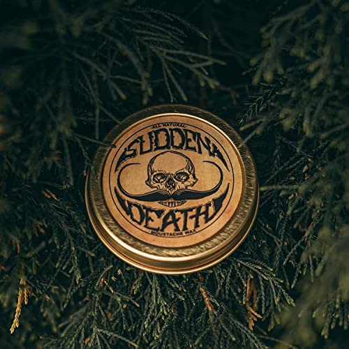 THE VINTAGE GROOMING CO. Sudden Death Strong Hold Mustache Wax and Night Fury Mustache Wax Remover Oil Set