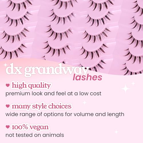Anime Lashes 5 Pairs Fluffy 3D Volume Synthetic Eyelashes
