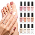 GELLEN 12 Colors Nail Polish Set - Quick Dry, HEMA Free