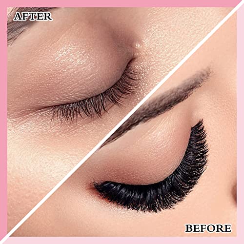 PRO LASHBEAUTY 1200 Fans Premade Volume Lash Extension Mixed Tray 5D-14D Handmade Lashes Bulk Soft Pointed Fans Black Nylon False Eyelashes