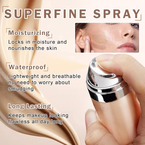 CAHIUYOA Airbrush Foundation Spray with Primer & Brush