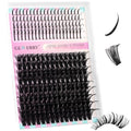 Lash Clusters with Spikes 100D Long 12-21mm Cluster Eyelash Extensions DIY Wispy Natural Lash Clusters Spiky Individual Lashes Eyelashes Mink by GEMERRY