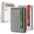 ZOMCHI 2-Pack Body Scrubber with Dual Exfoliating Textures