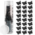 60PCS Mini Black Butterfly Hair Clips with Storage Box - Y2K Accessories