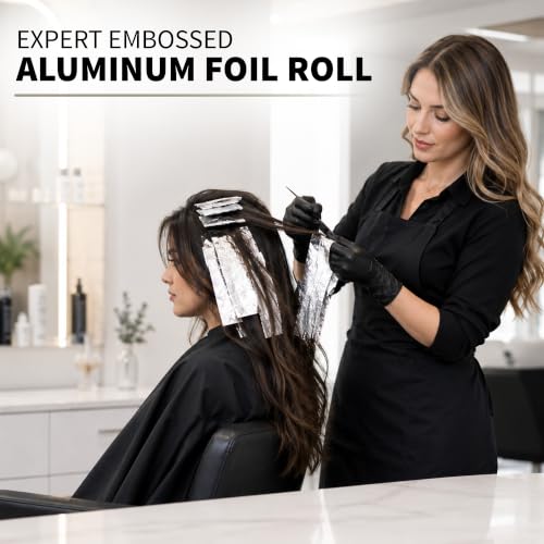 ForPro Professional Embossed Aluminum Foil Roll, 5W x 320 Ft