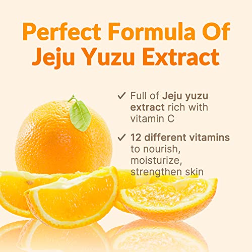 LALARECIPE Yuzu Vitamin C Cream for Face, Niacinamide 5%, Hydrating Moisturizer for Dark Spots, Fine Lines, Glowing Skin, Korean Skin Care (1.69 Fl Oz / 50ml)