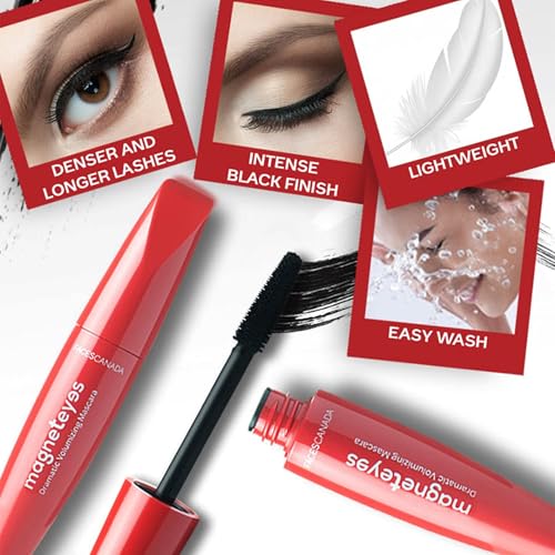 Facescanada Eye Makeup Combo ? Eyeliner Pencil, Liquid Eyeliner & Mascara Set | Smudge Proof, Long Lasting & Bold Black Formula | Eye Kit for Daily & Party Wear | 3 Piece Set