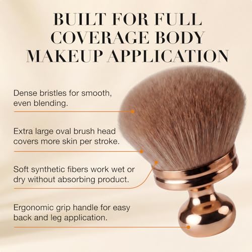 Miracle de Paris Body Makeup Brush for Smooth Blending & Self Tanner
