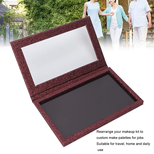 Magnetic Empty Makeup Palette with Mirror & Transparent Lid