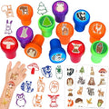 36Pc Woodland Party Favors Set - Temporary Tattoos & Stamps