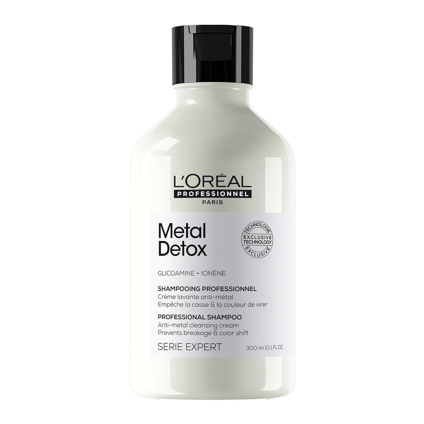 L'Oréal Professionnel Paris Metal Detox Shampoo - Hard Water Chelating Shampoo For Damaged Hair, Removes Metal Build Up and Protects Color & Shine, Paraben & Sulfate-Free