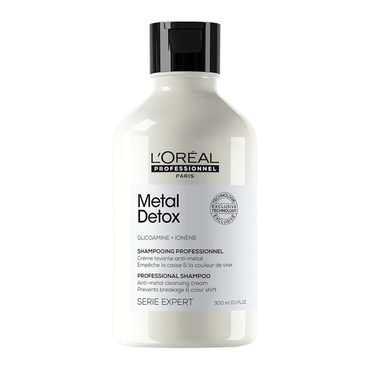 L'Oréal Professionnel Paris Metal Detox Shampoo - Hard Water Chelating Shampoo For Damaged Hair, Removes Metal Build Up and Protects Color & Shine, Paraben & Sulfate-Free