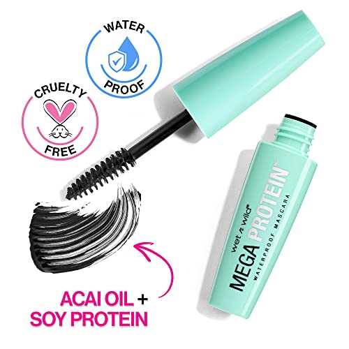 Wet n Wild Mega Protein Waterproof Mascara Very Black