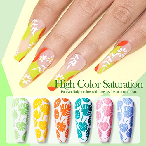 Born Pretty 24-Color Nail Art Stamping Polish Set - Holographic & Chameleon Effect
