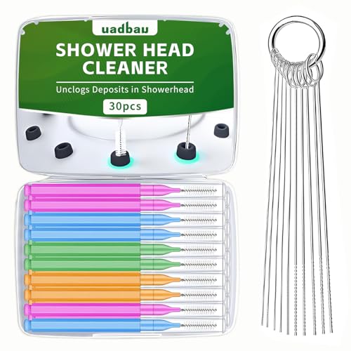 Shower Head Cleaner Set - 30 Pc Nozzle Unclogger Kit