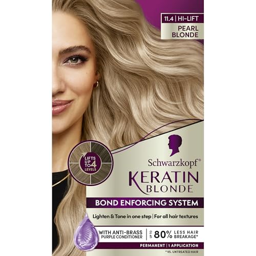 Schwarzkopf Keratin Blonde 11.4 High Lift Pearl Blonde Hair Dye