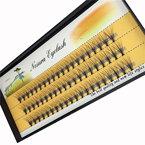 10D Individual Cluster False Eyelashes 6mm-16mm Black