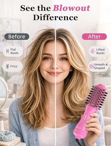 2 Inch Ceramic Blow Dryer Brush - Hot Air Styling Tool