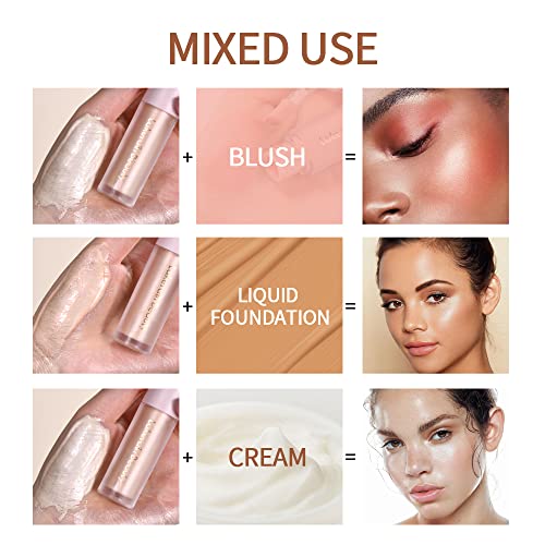 Liquid Highlighter Stick Makeup - Waterproof Glow (2pcs)