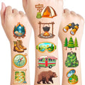96 Camping Temporary Tattoos - Adventure Party Favors