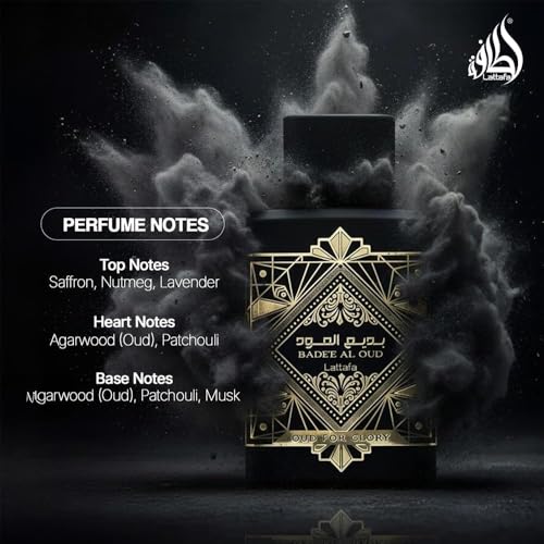 Lattafa Bade'e Al Oud for Glory Eau de Parfum, 3.4 oz