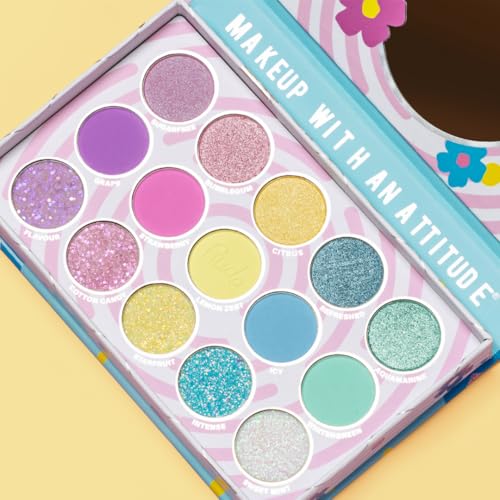 Rude Cosmetics Mixed Fruit Palette - 15 Pastel Eyeshadows